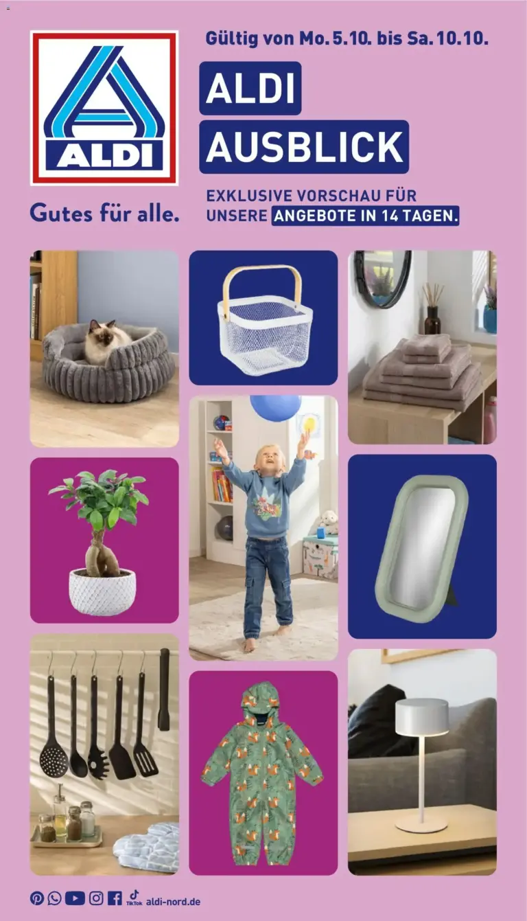 Aldi Prospekt Angebote vom 05.10.2026 bis 10.10.2026