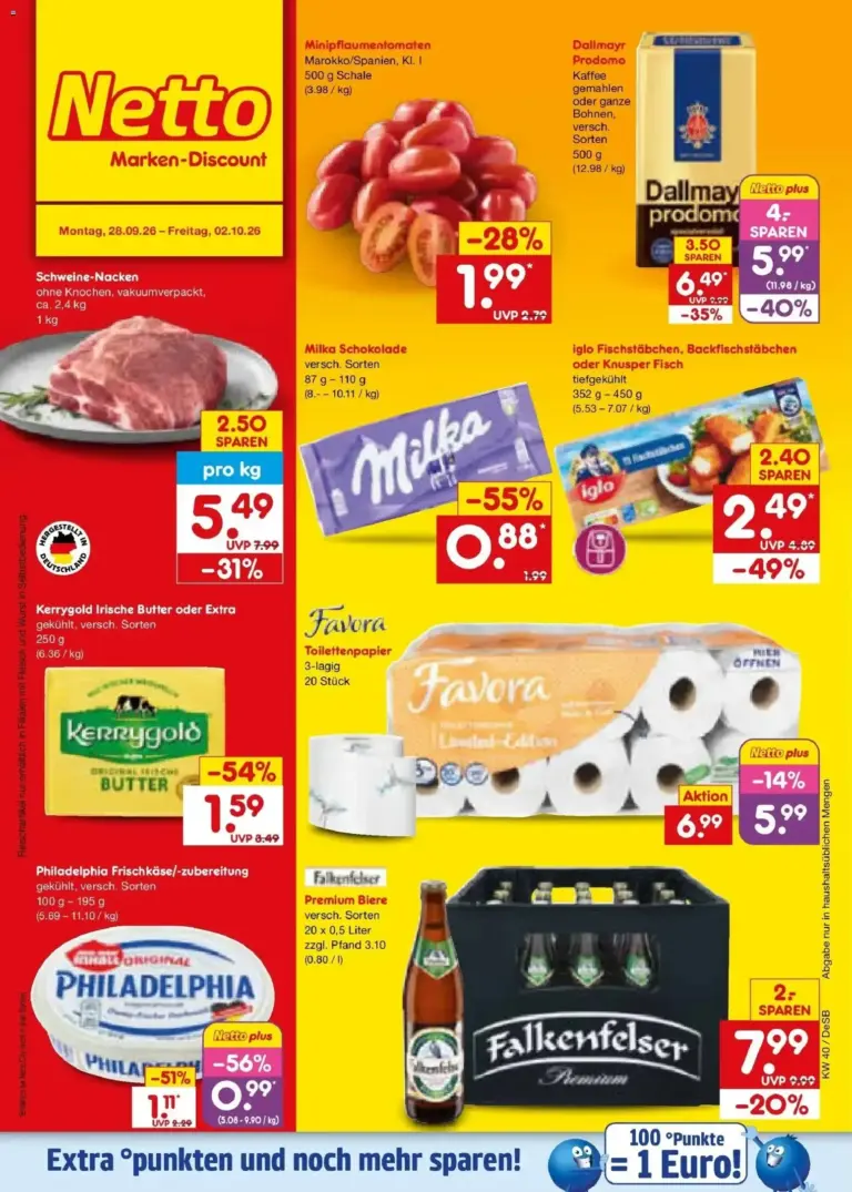 Netto Marken-Discount Prospekt Angebote vom 28.09.2026 bis 02.10.2026