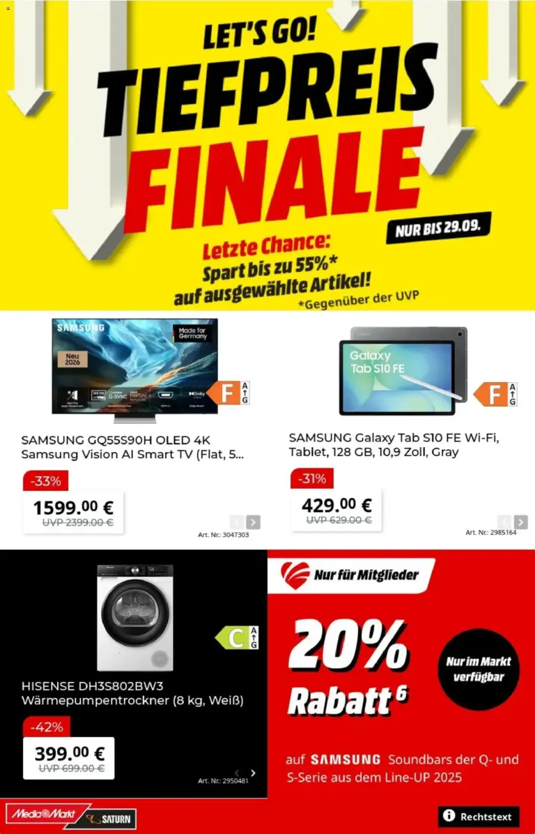 Media Markt Prospekt zum Blättern vom 21.09.2026 bis 29.09.2026