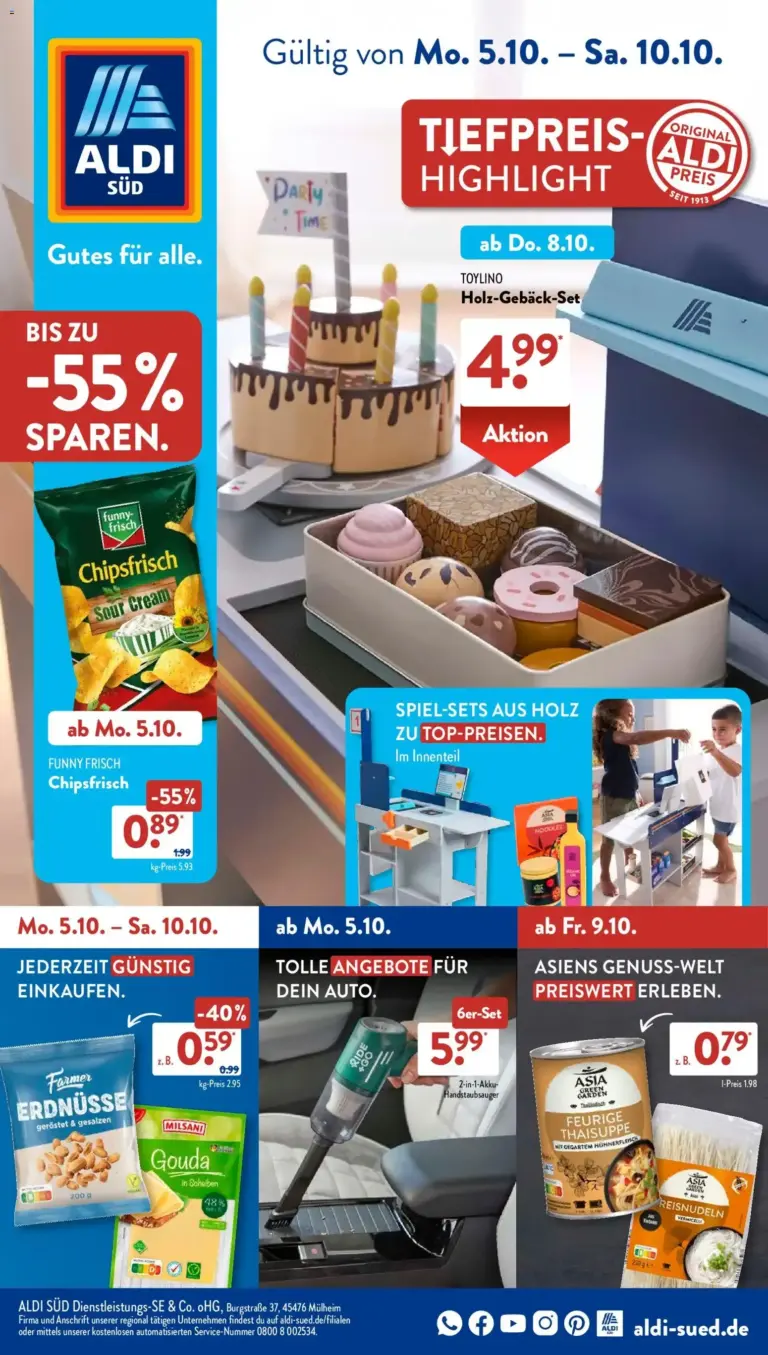 Aldi Süd Prospekt zum Blättern vom 05.10.2026 bis 10.10.2026