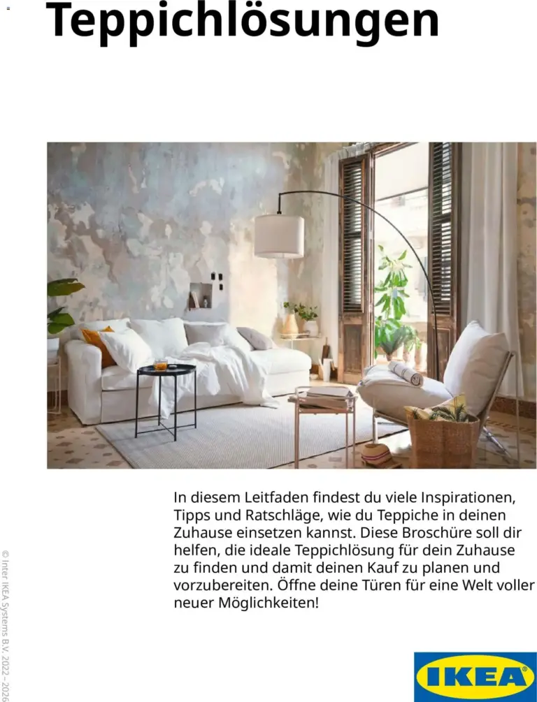 Ikea Teppichlösungen zum Blättern vom 16.09.2026 bis 15.09.2027