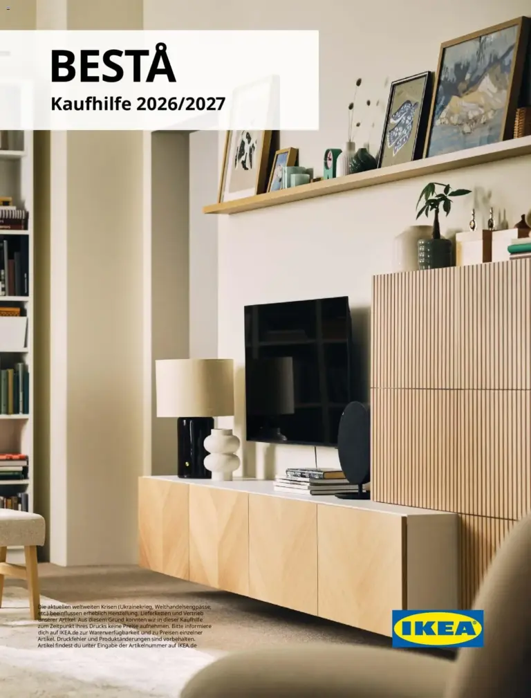 BESTÅ Kaufhilfe zum Blättern vom 11.09.2026 bis 31.05.2027