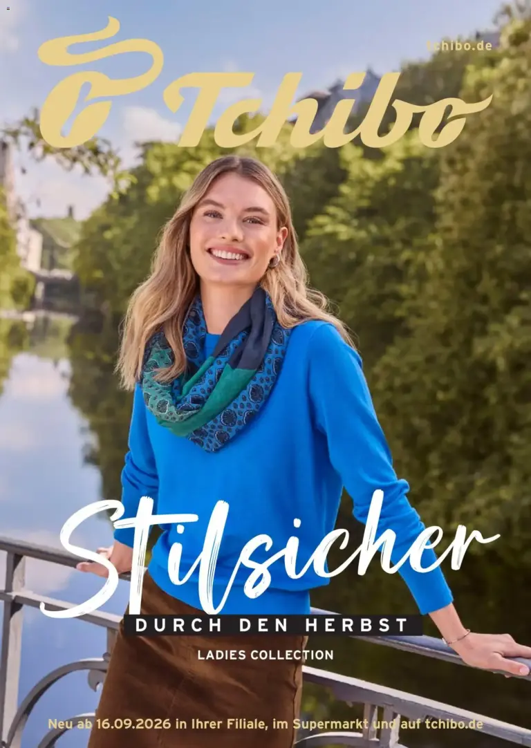 Prospekt Tchibo Ladies Stilsicher zum Blättern vom 16.09.2026 bis 06.10.2026