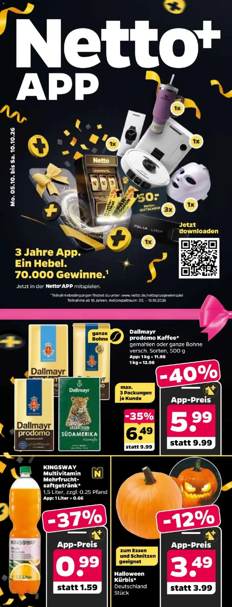 Netto App Angebote nächste Woche vom 05.10.2026 bis 10.10.2026
