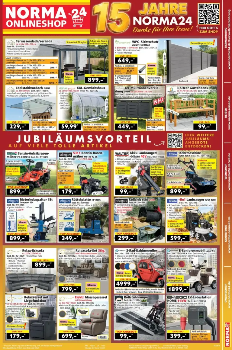 Norma Onlineshop zum blättern Angebote vom 05.10.2026 bis 11.10.2026