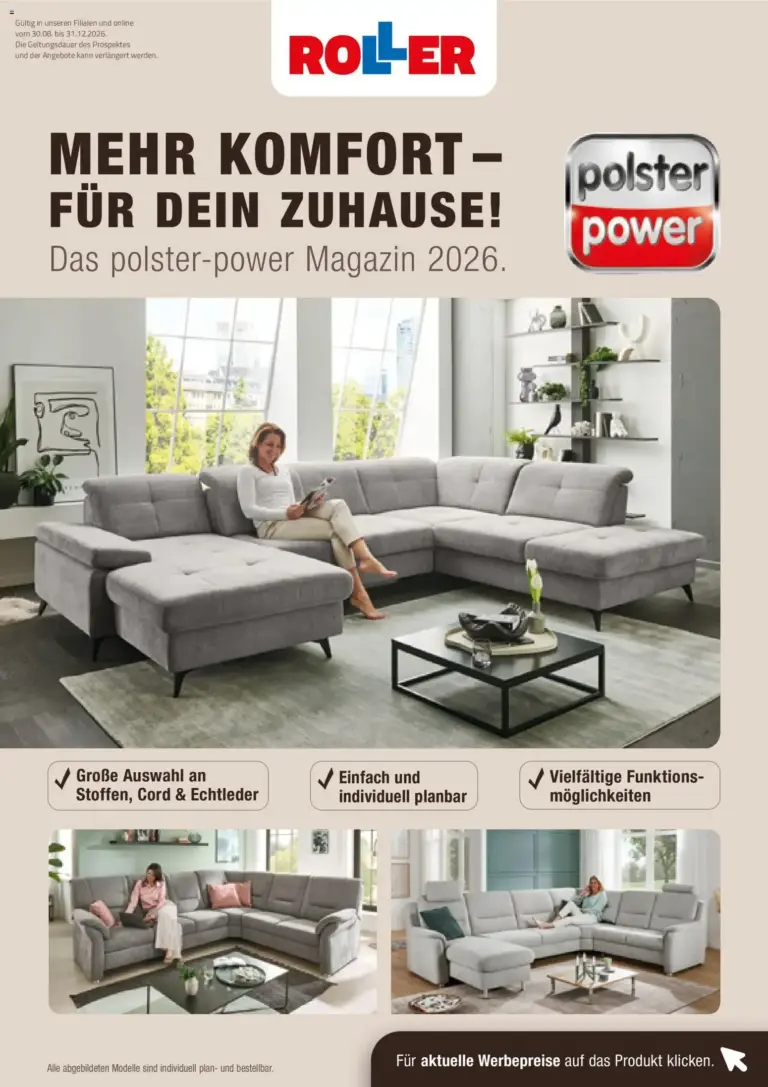 Roller Magazin 2026 zum Blättern vom 30.08.2026 bis 31.12.2026