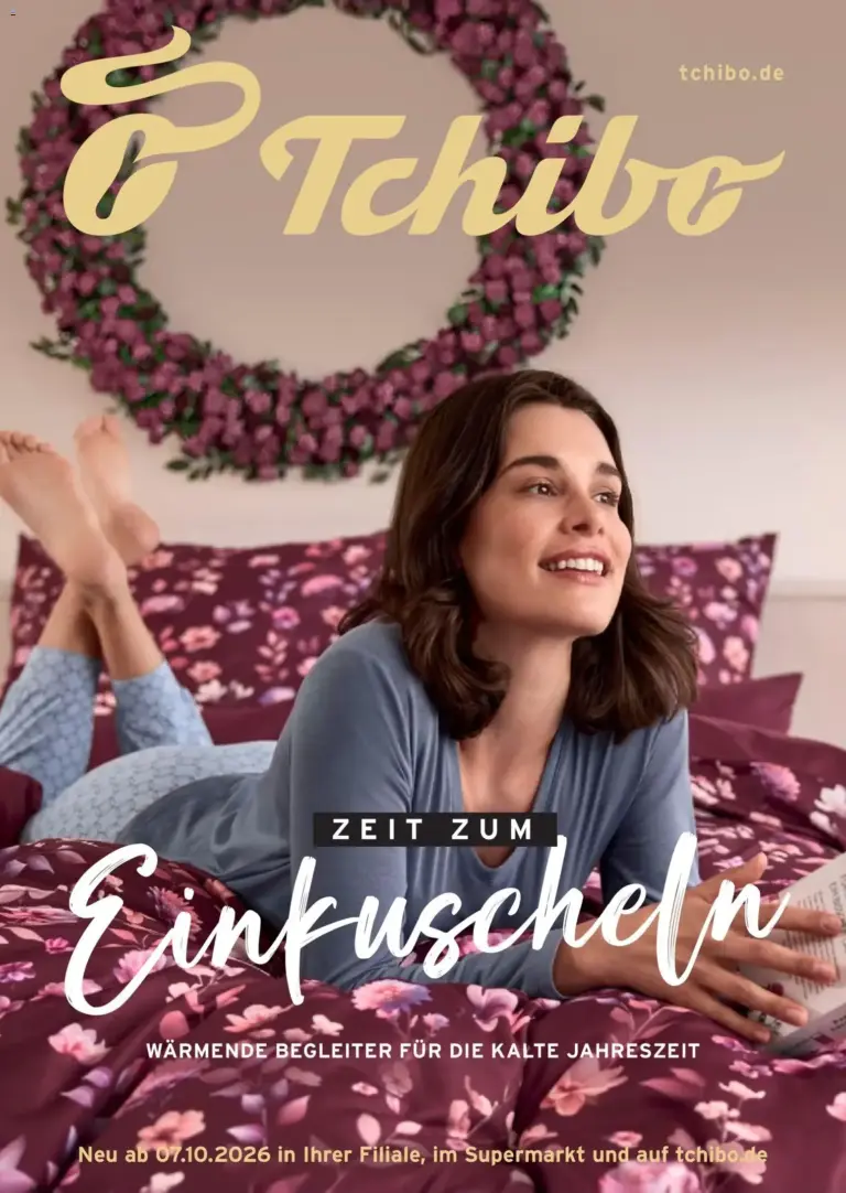 Prospekt Tchibo Einkuscheln zum Blättern vom 07.10.2026 bis 27.10.2026