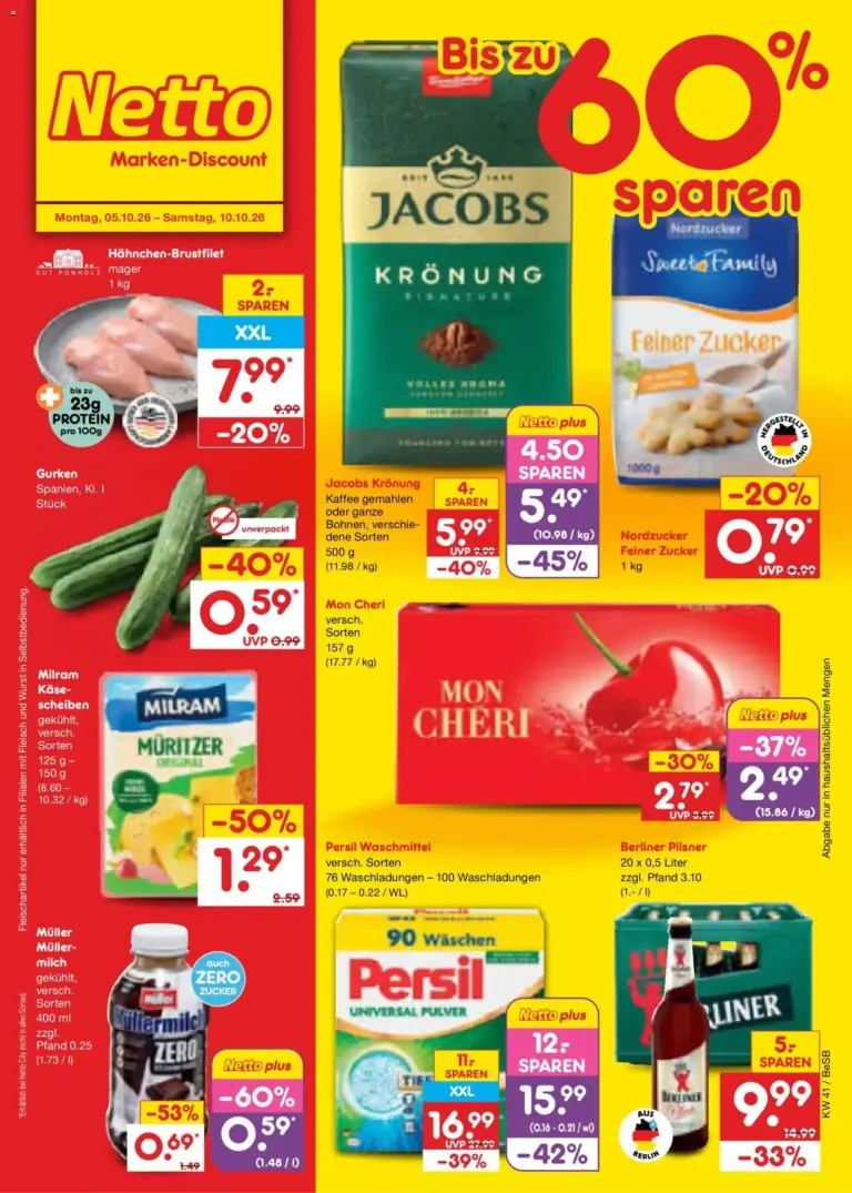 Netto Marken-Discount Prospekt Angebote vom 05.10.2026 bis 10.10.2026