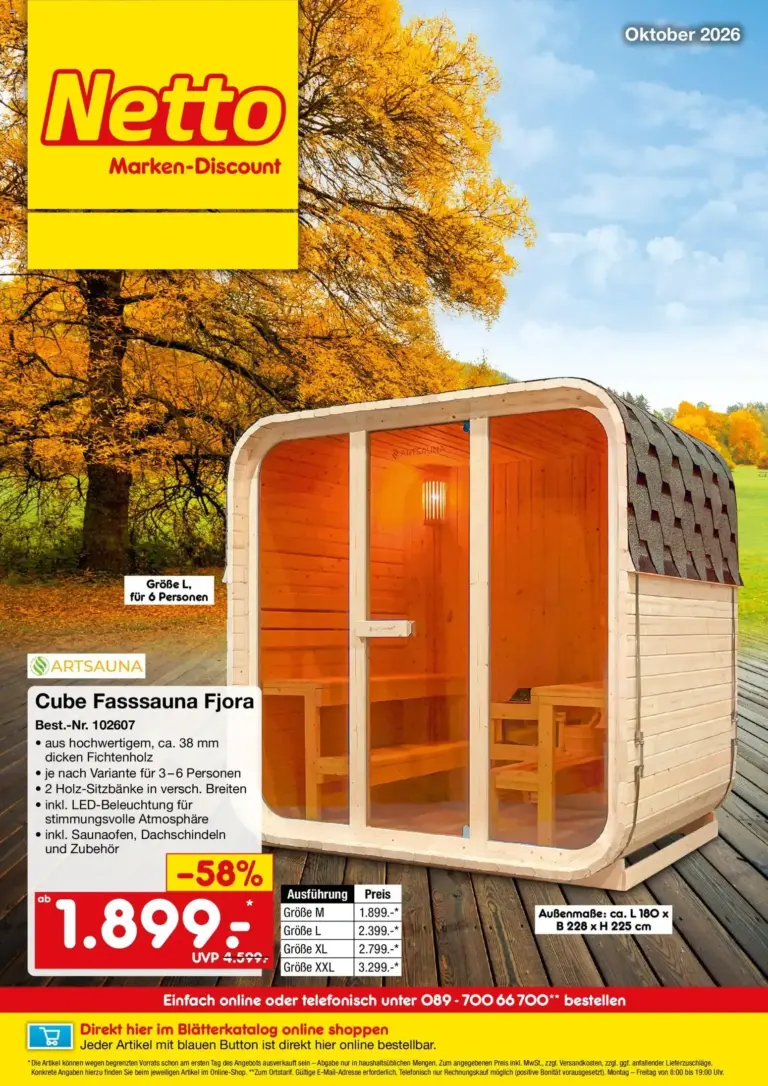 Netto Marken-Discount -Angebote Oktober Angebote vom 01.10.2026 bis 31.10.2026