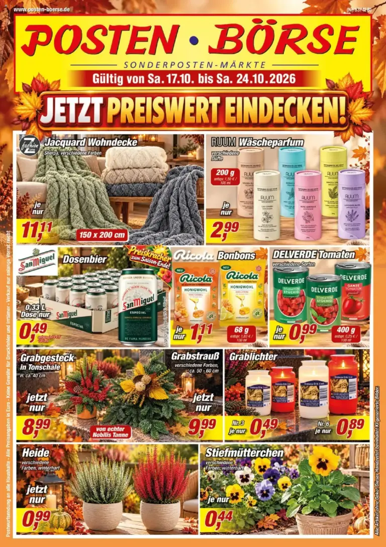 Posten Börse Prospekt zum Blättern vom 17.10.2026 bis 24.10.2026