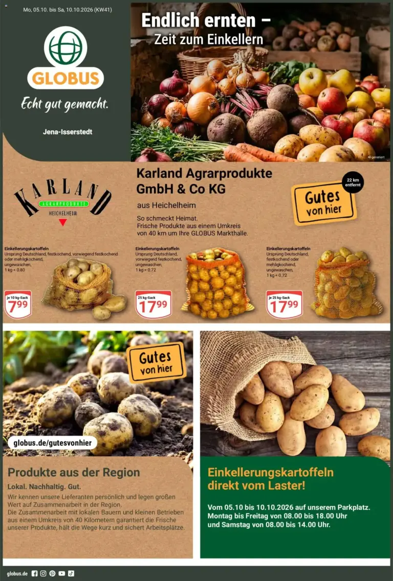 Globus Prospekt Angebote vom 05.10.2026 bis 10.10.2026