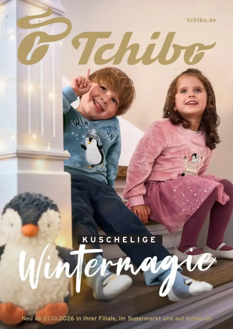 Prospekt Tchibo Kuschelige Wintermagie zum Blättern vom 21.10.2026 bis 10.11.2026