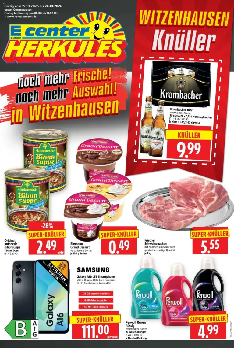 HERKULES Prospekt zum Blättern vom 19.10.2026 bis 24.10.2026