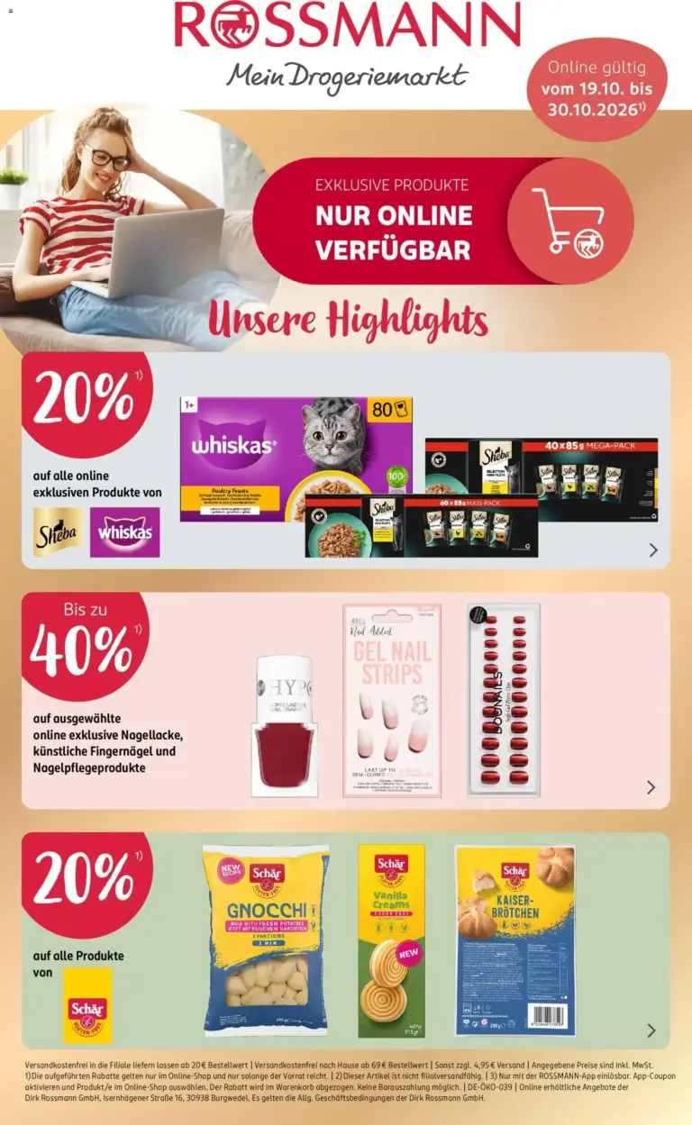 Rossmann Onlineprospekt Angebote vom 19.10.2026 bis 30.10.2026