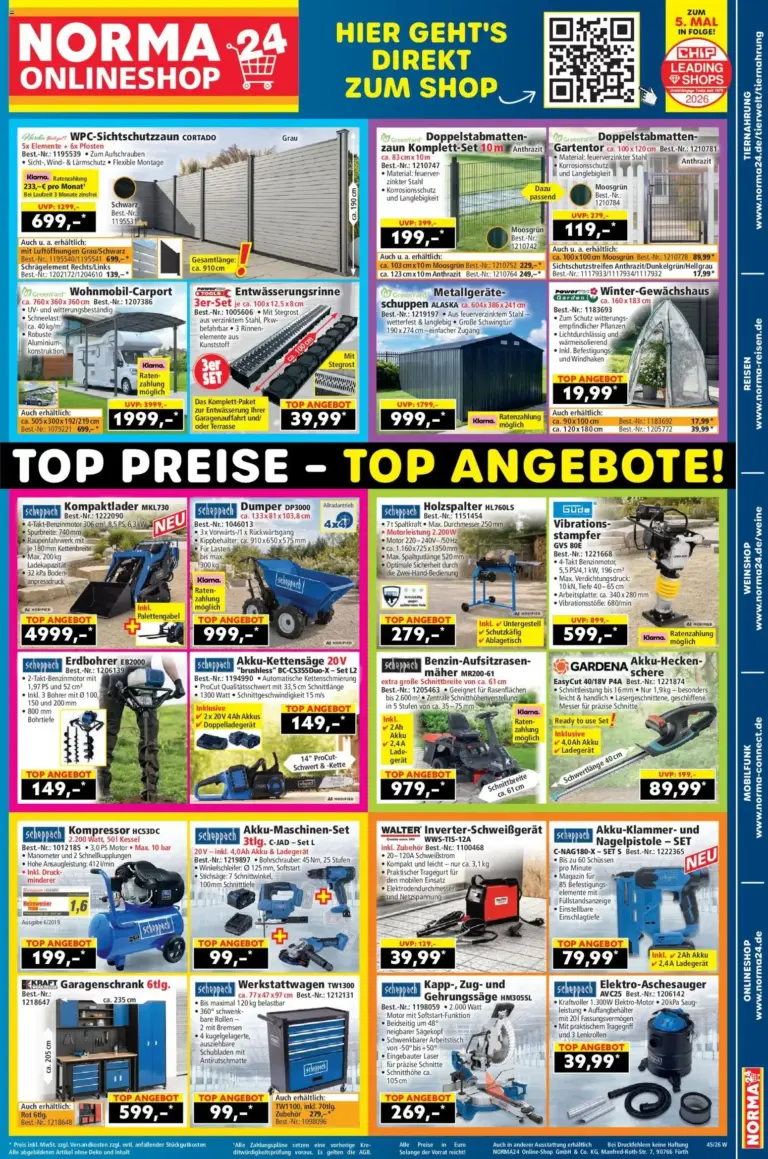 Norma Onlineshop zum blättern Angebote vom 02.11.2026 bis 08.11.2026