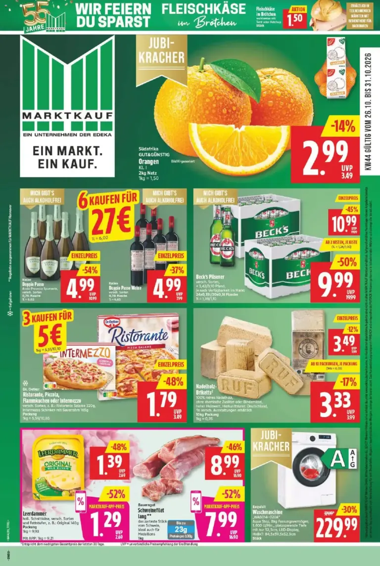 Marktkauf Prospekt Angebote vom 26.10.2026 bis 31.10.2026