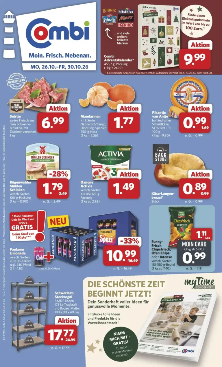 Combi Prospekt zum Blättern vom 26.10.2026 bis 30.10.2026