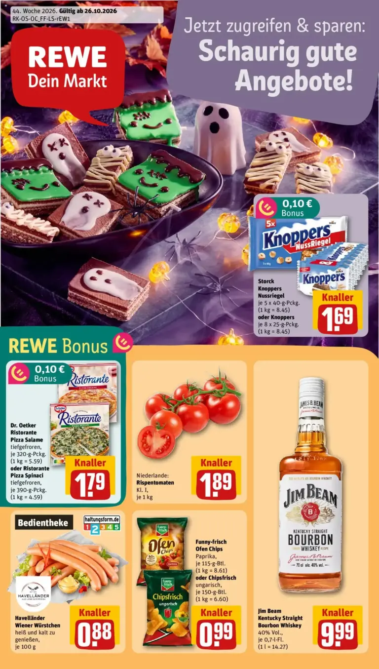 REWE Prospekt zum Blättern Angebote vom 26.10.2026 bis 01.11.2026