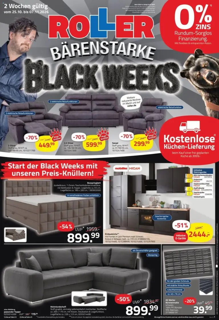 Roller Black Friday zum Blättern vom 25.10.2026 bis 07.11.2026