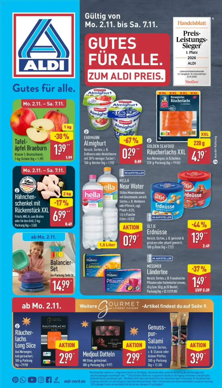 Aldi Prospekt Angebote vom 02.11.2026 bis 07.11.2026
