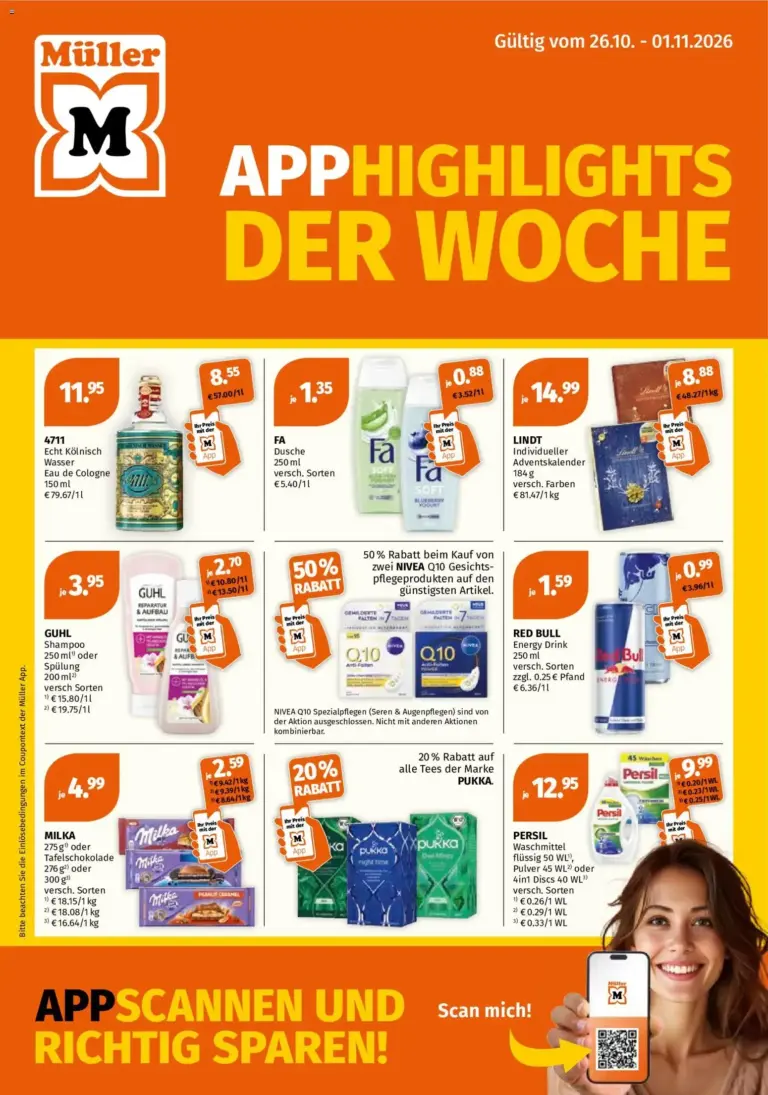 Müller Prospekt zum Blättern vom 26.10.2026 bis 01.11.2026