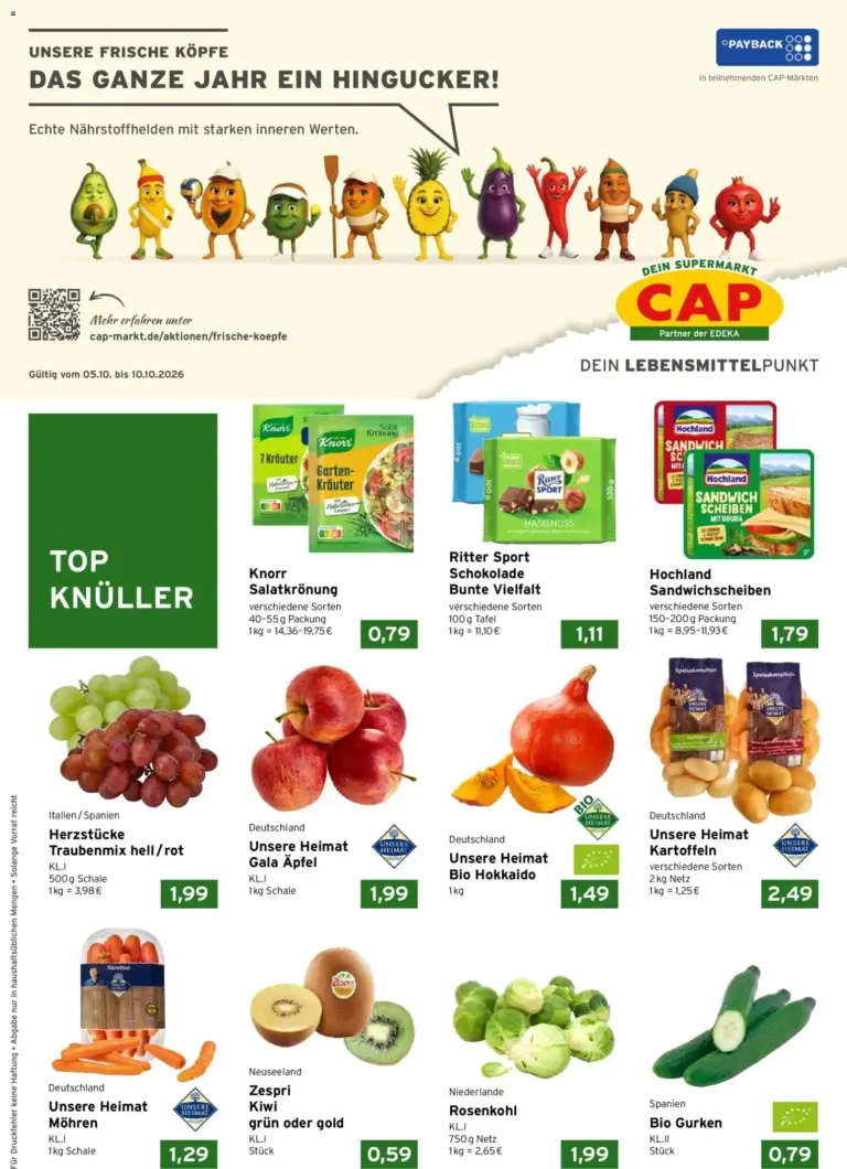 CAP Markt Prospekt zum Blättern vom 05.10.2026 bis 10.10.2026