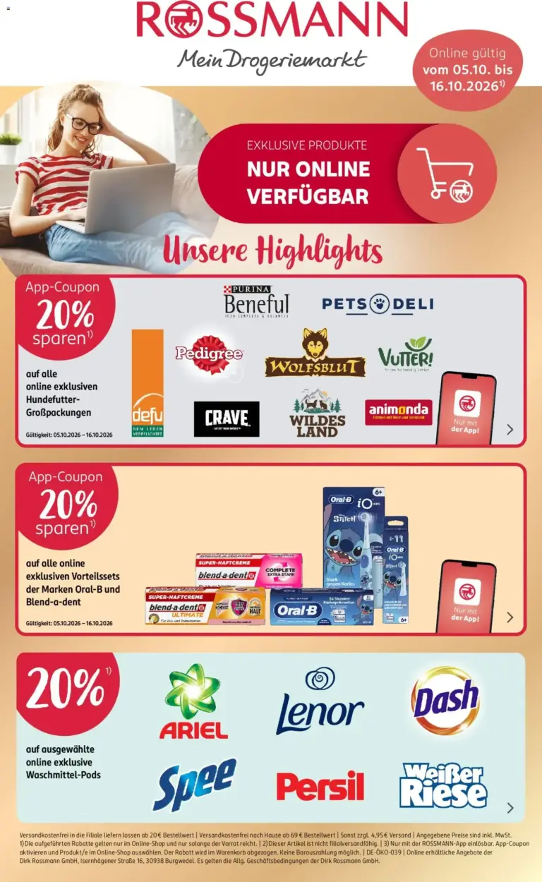 Rossmann Onlineprospekt Angebote vom 05.10.2026 bis 16.10.2026