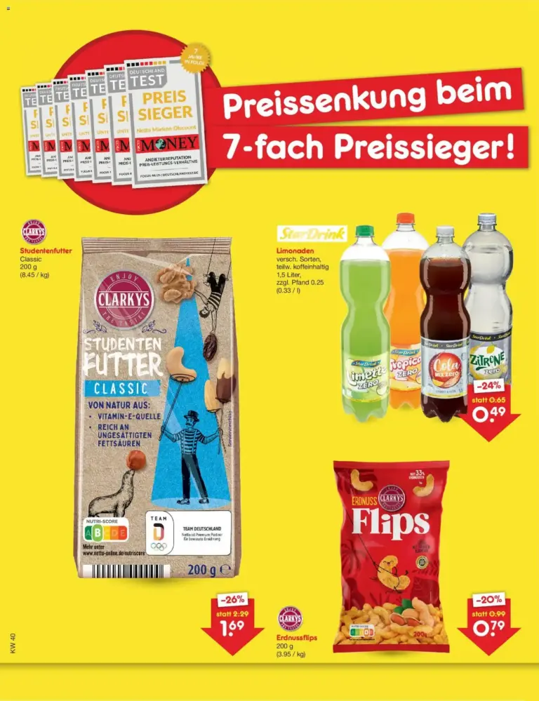 Netto Marken-Discount Preissenkung auf Dauer Angebote vom 02.10.2026 bis 08.10.2026