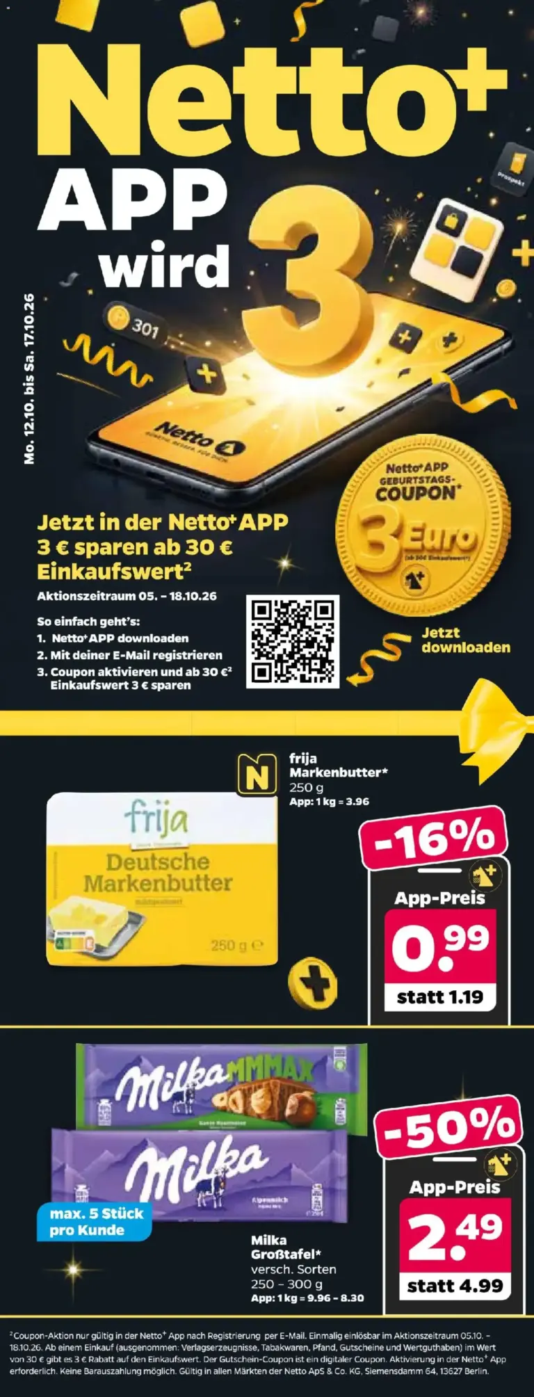 Netto App Angebote nächste Woche vom 12.10.2026 bis 17.10.2026
