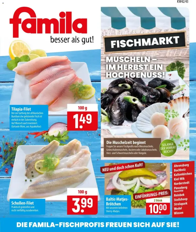 Famila Fischmarkt zum Blättern vom 12.10.2026 bis 24.10.2026
