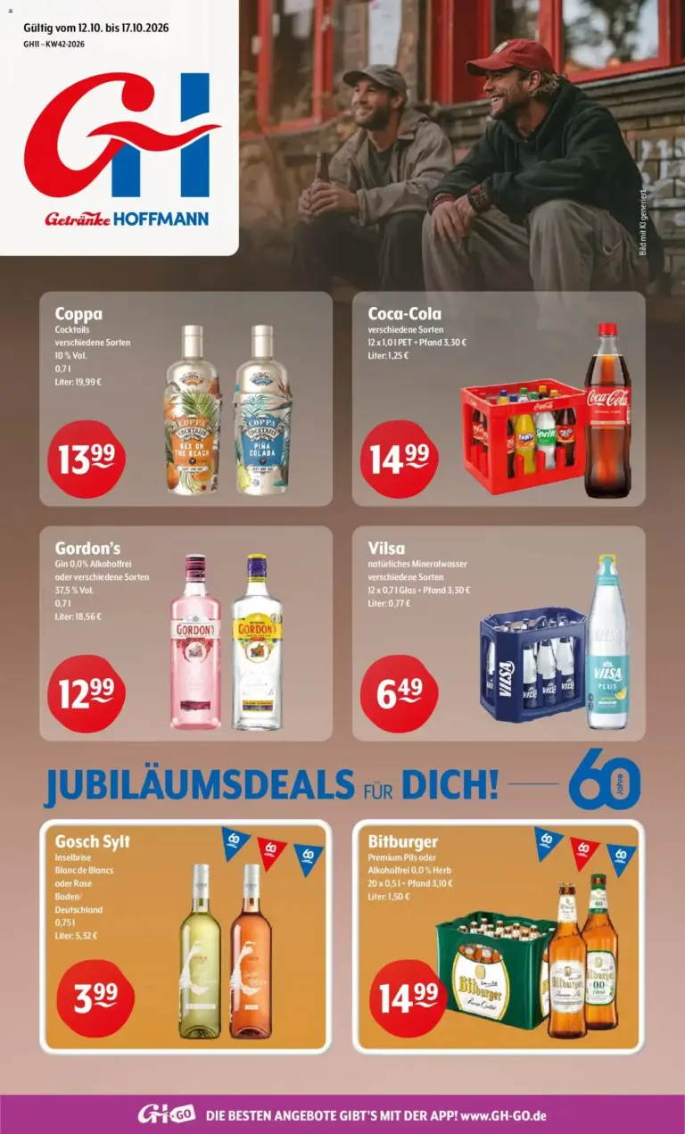 Getränke Hoffmann Prospekt zum Blättern vom 12.10.2026 bis 17.10.2026