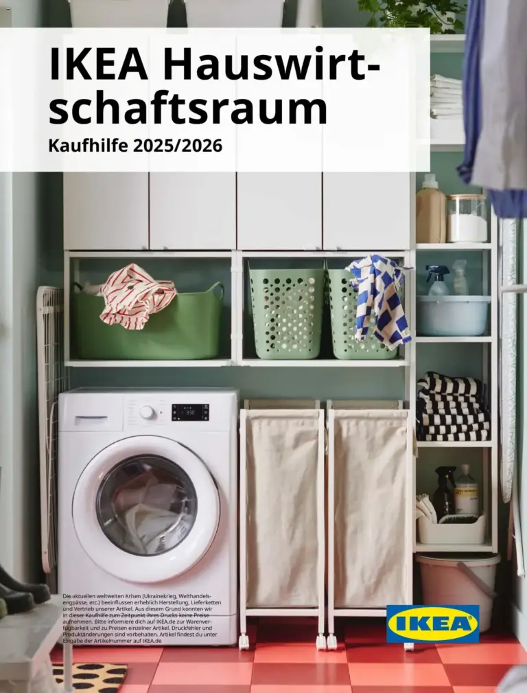 Ikea Hauswirtschaftsraum zum Blättern vom 01.04.2025 bis 31.12.2026