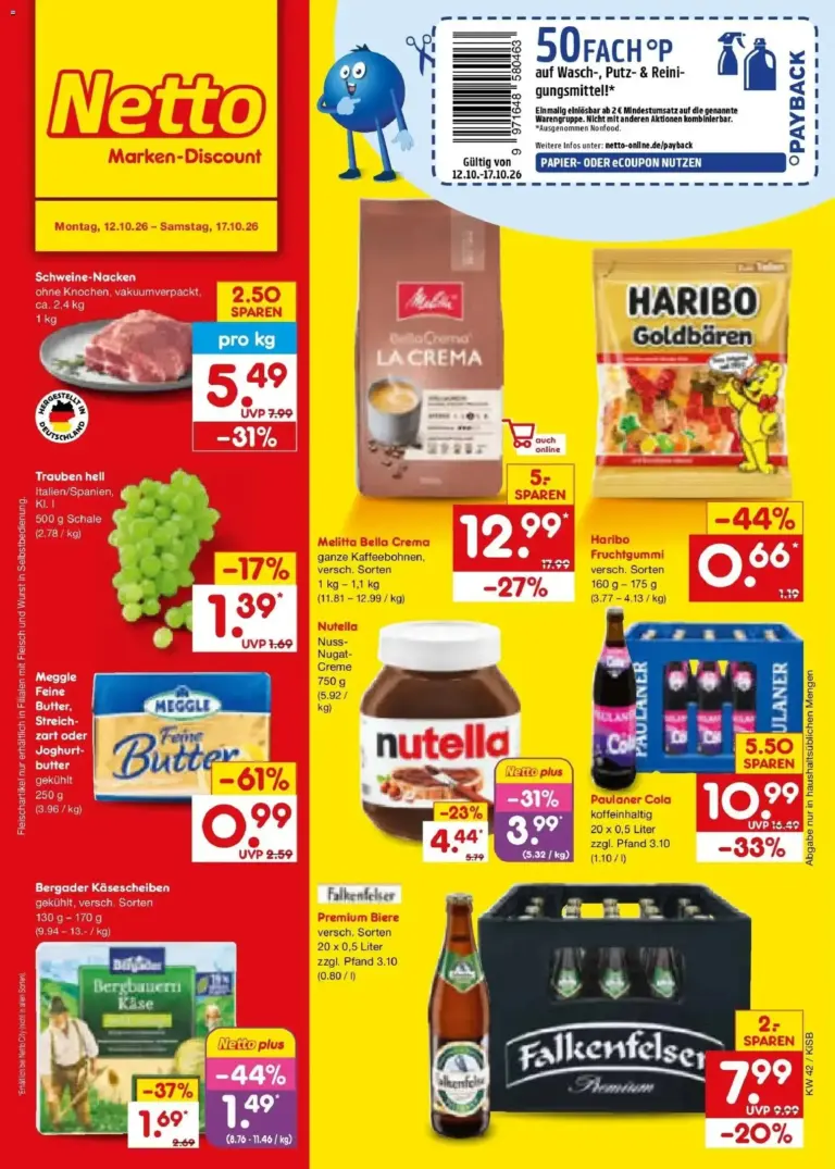 Netto Marken-Discount Prospekt Angebote vom 12.10.2026 bis 17.10.2026