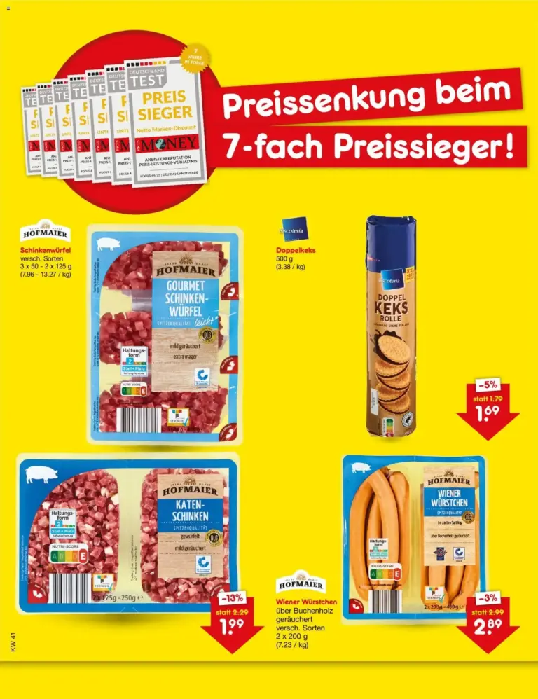 Netto Marken-Discount Preissenkung auf Dauer Angebote vom 08.10.2026 bis 14.10.2026