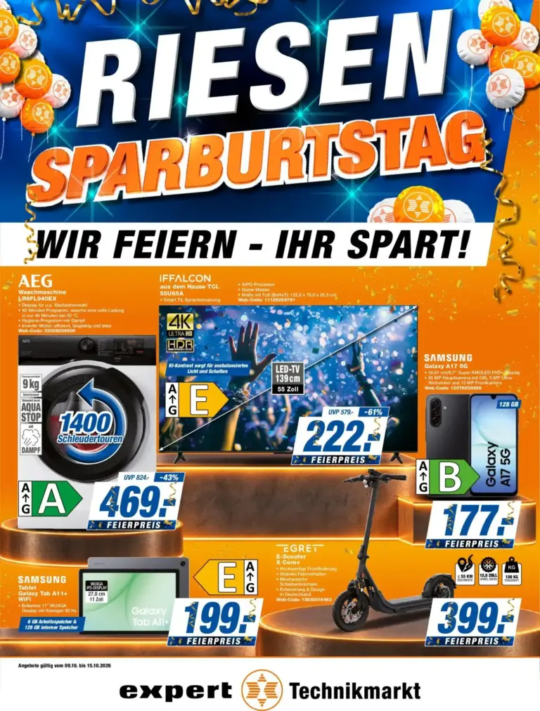 Expert Prospekt zum Blättern vom 09.10.2026 bis 15.10.2026