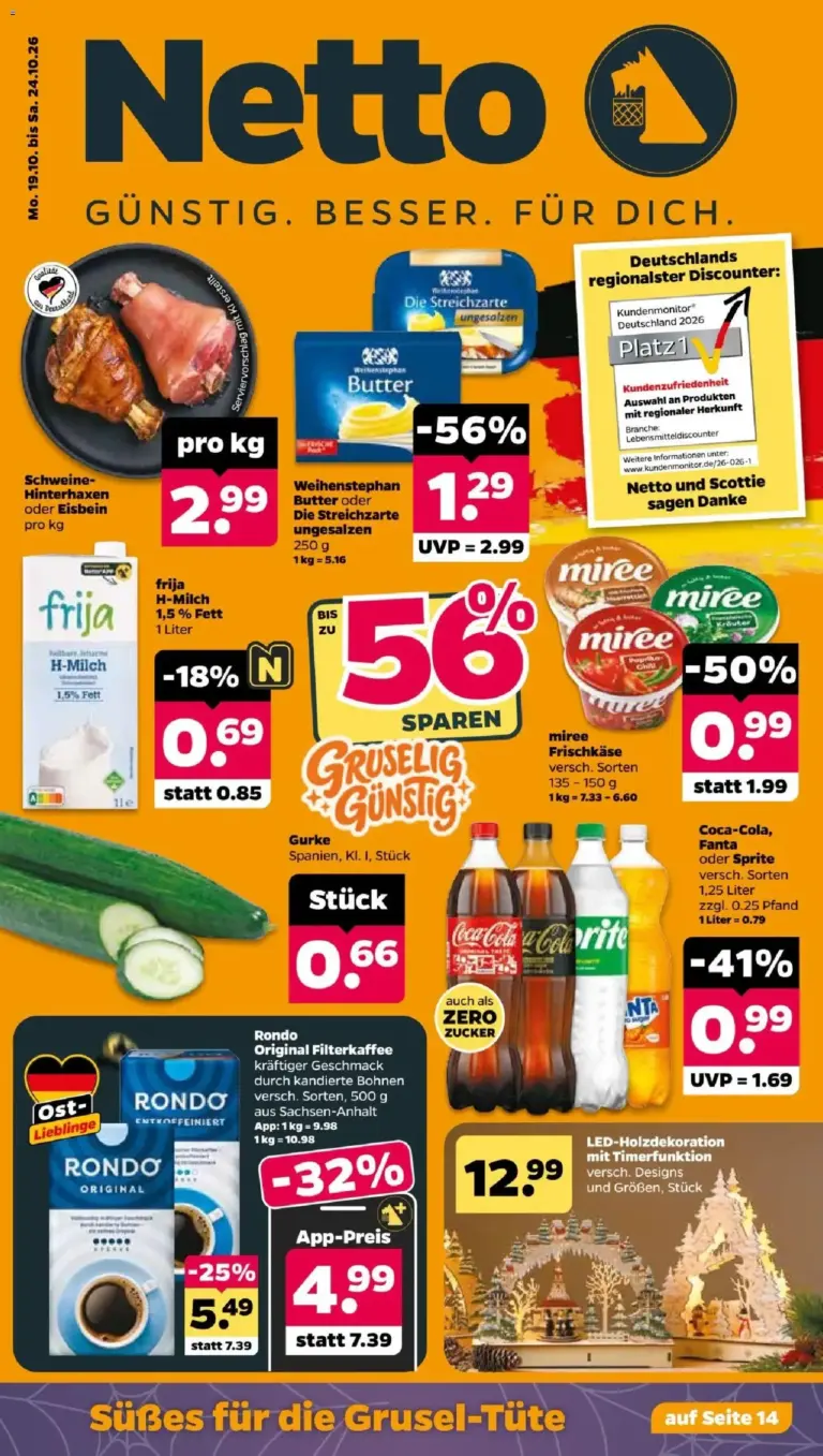 Netto Prospekt Angebote nächste Woche vom 19.10.2026 bis 24.10.2026